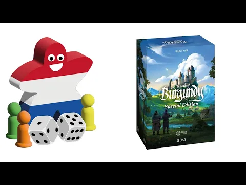 a solo game of Castles of Burgundy - 10th Expansion (Special Edition)