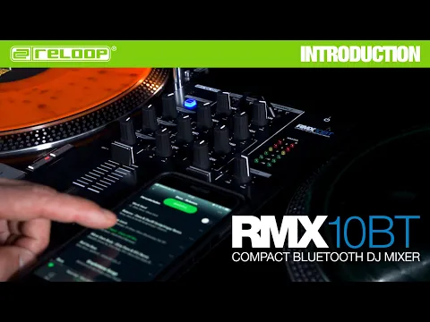 Product video thumbnail for Reloop RMX-10BT 2-Channel Bluetooth DJ Mixer