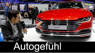 VW Arteon REVIEW all-new mid-size Volkswagen Fastback (new CC)
