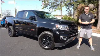 Is the 2022 Chevrolet Colorado Midnight Edition a BETTER truck than a Tacoma?