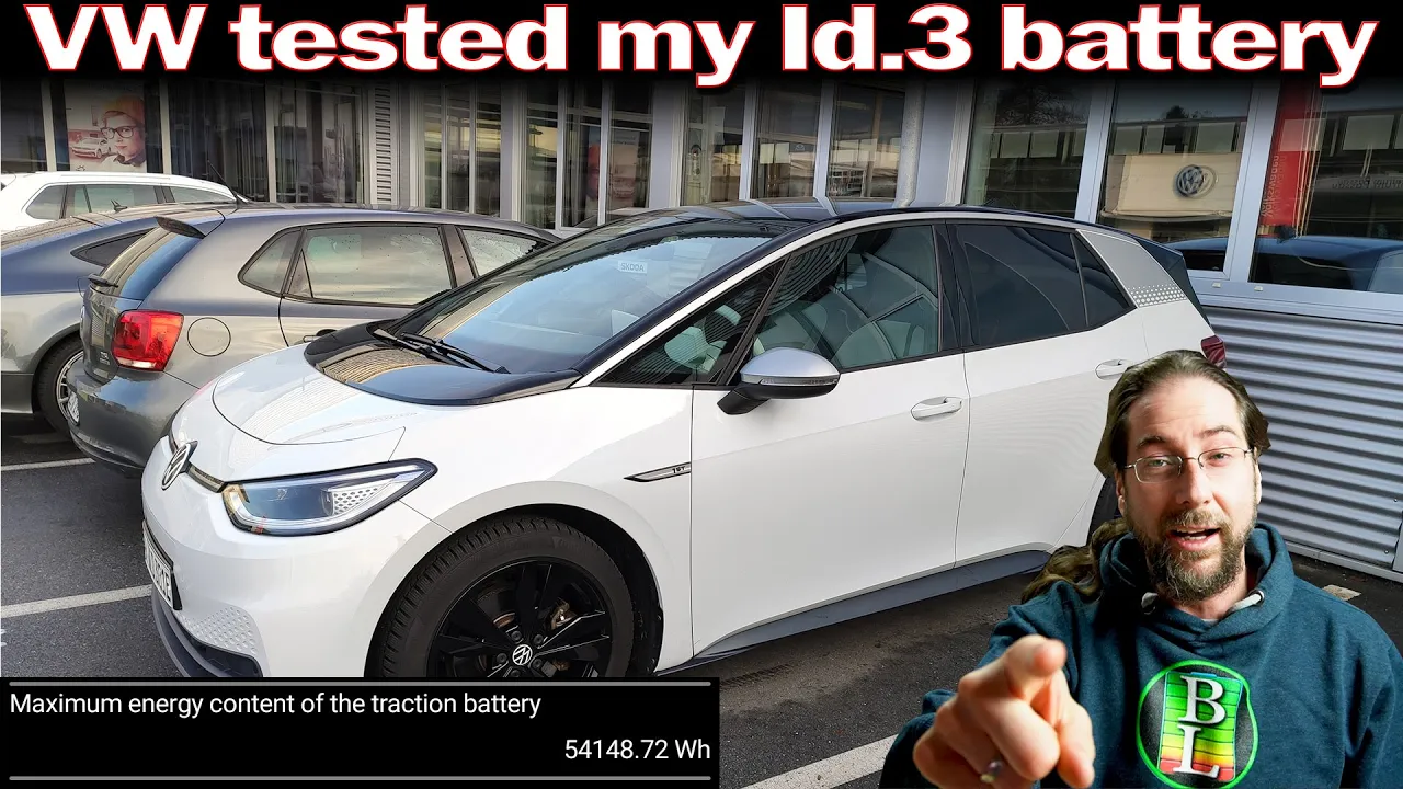 Did I really lose 7,5% of battery in my Id.3? VW tested my car