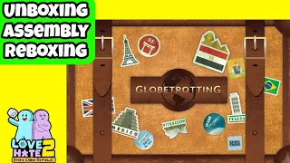 Globetrotting - Unboxing, Assembly, & Reboxing | @r2igames Love 2 Hate #Boardgames Reveiws