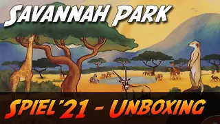 Savannah Park - SPIEL 21 Neuheit Unboxing (Deep Print Games)