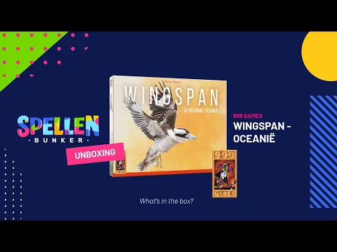 WINGSPAN OCEANIË || Unboxing || What’s in the box? || Spellenbunker