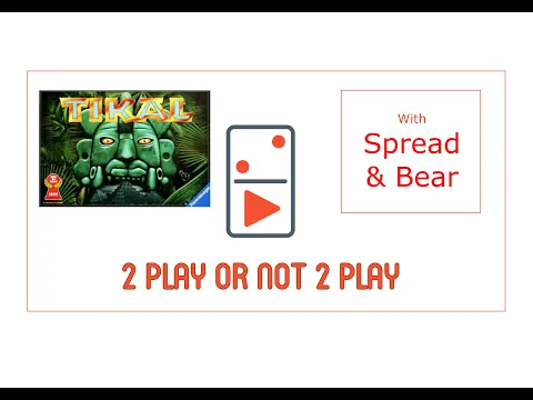 Tikal 2 Player Board Game Review with Spread & Bear