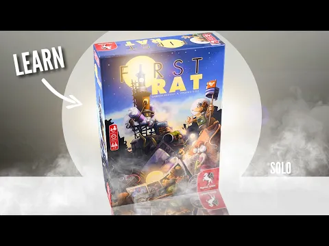 First Rat Board Game | Solo Playthrough & Tutorial