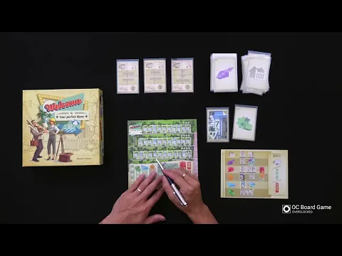 'Welcome To' in 1 Minute (4K Board Game Time Lapse)