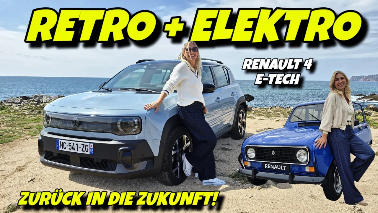 Kultauto als Stromer⚡️Renault 4 E-Tech erste Fahrt mit allen wichtigen Infos.