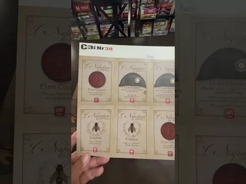 I, Napoleon (GMT) - Bonus Cards (C3i)