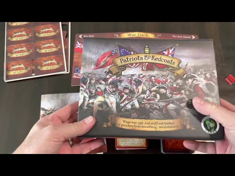 Patriots & Redcoats (Green Feet) - Unboxing and Brief Discussion of Social Deduction Games