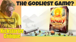 Almighty ️ The Godliest God Game - Needs More God? - Kickstarter Critique Review