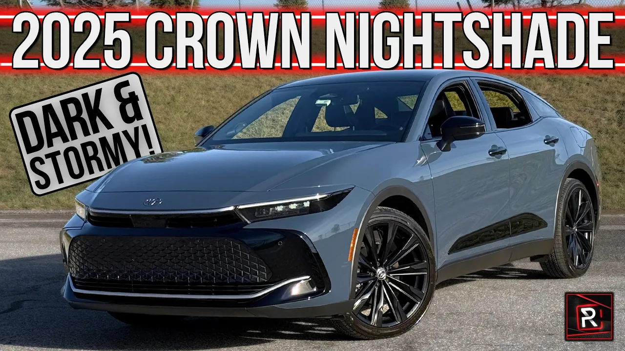 The 2025 Toyota Crown Nightshade Is A Quirky AWD Hybrid Sedan With Upscale Vibes