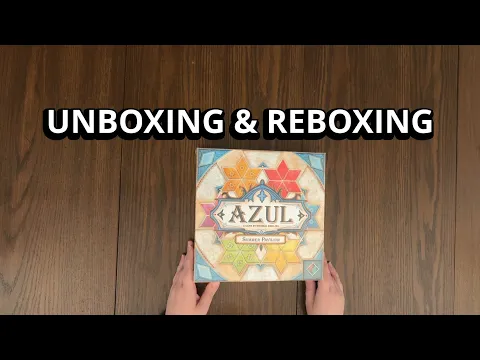 Azul: Summer Pavilion Board Game - What's Inside the box - Unboxing & Reboxing