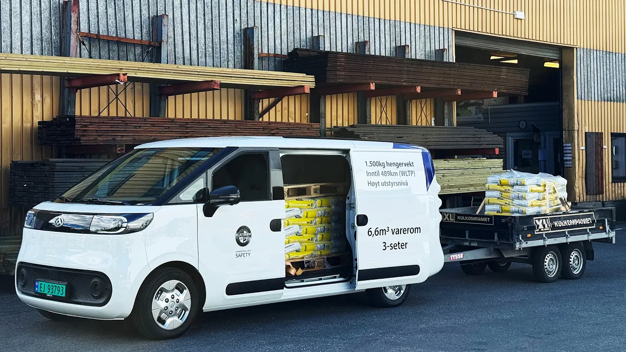 Varebiltest av Maxus e-Deliver 5: Laster mye og trekker tungt for pengene