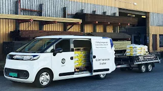 Varebiltest av Maxus e-Deliver 5: Laster mye og trekker tungt for pengene