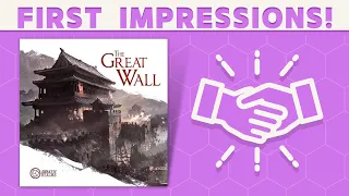 The Great Wall - First Impressions
