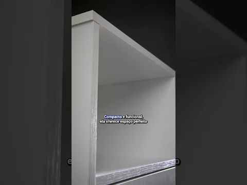 Mesa de Cabeceira 66x40x30cm MDP Preta com Gaveta e Nicho Decor Bemfixa