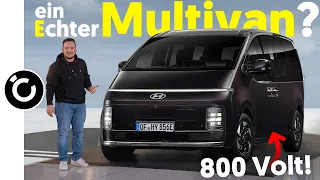 800 Volt im Van? Hyundai Staria Electric greift Multivan & ID. Buzz an!