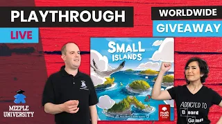 Small Islands -  LIVE Playthrough Board Game & Worldwide Giveaway