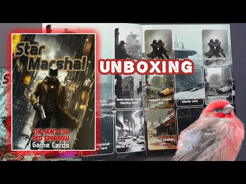 Star Marshal: The Hunt for Red Sparrow Unboxing and First Look