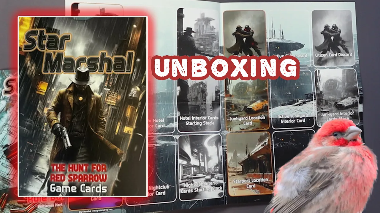 Star Marshal: The Hunt for Red Sparrow Unboxing and First Look