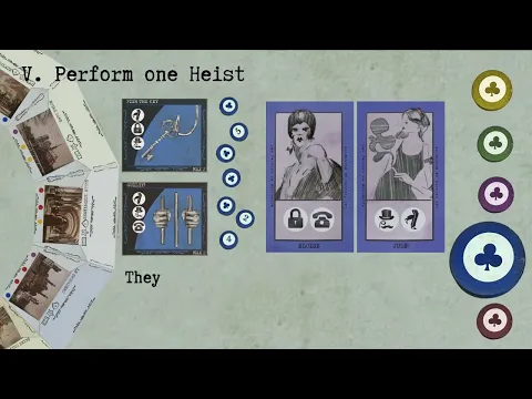 Grand Heist: Paris, Les Annees Folles, Turn Phases: Part 4/4