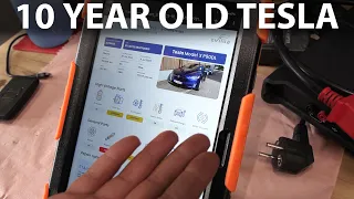 EV Hub inspecting Optimus Prime 2016 Tesla Model X P90DL after 390k km part 2