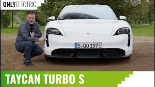 The most powerful Porsche Taycan Turbo S review!  OnlyElectric