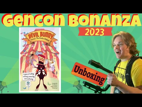 Devil bunny Versus The Entire Galaxy Hot Game Unboxing at Gen Con 2023