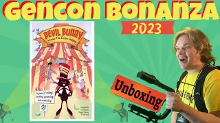 Devil bunny Versus The Entire Galaxy Hot Game Unboxing at Gen Con 2023