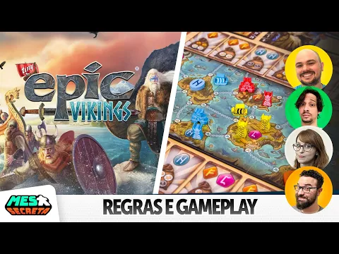Tiny Epic Vikings + Ragnarok (expansão) | Regras e Gameplay