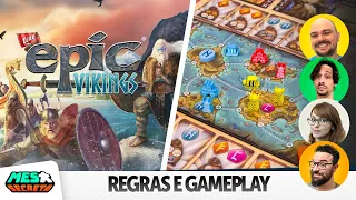 Tiny Epic Vikings + Ragnarok (expansão) | Regras e Gameplay