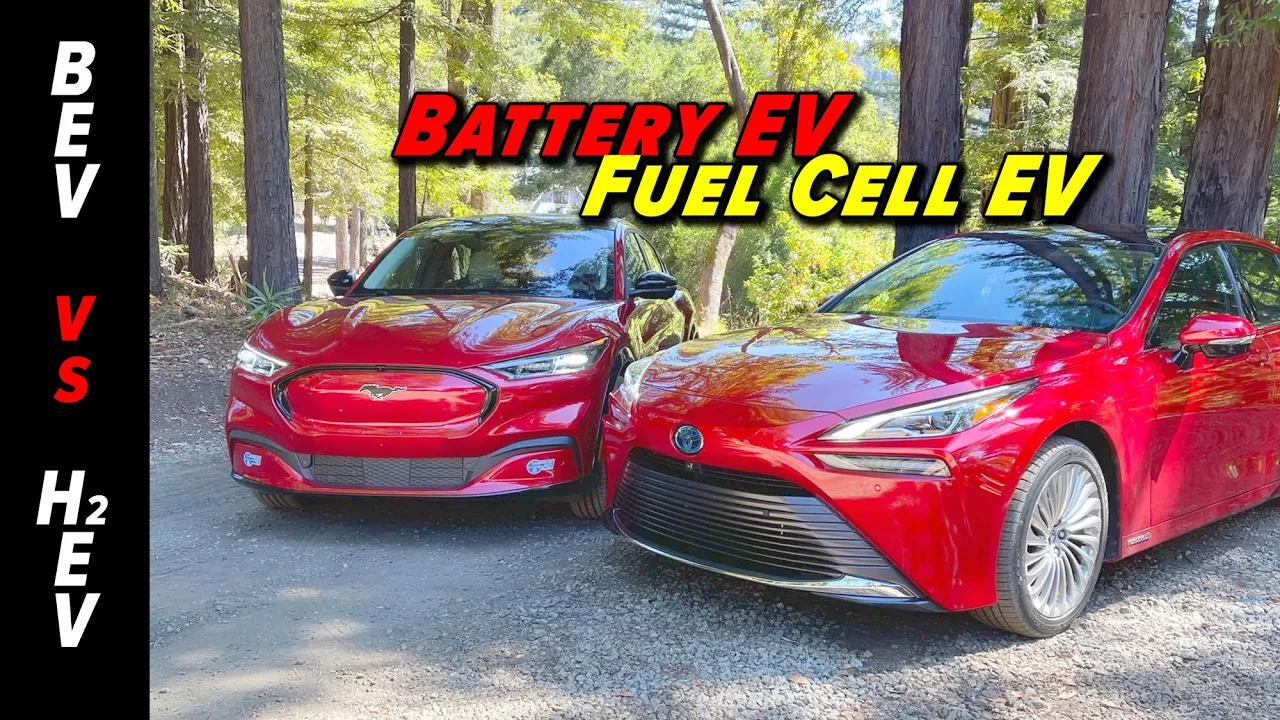 Electric vs Electric, Hydrogen vs Battery | The Mirai Meets The Mach-E