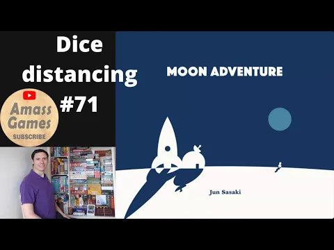 Dice Distancing #71 Moon Adventure #gametok #boardgame #tabletop #games #space #coop #distance #fun
