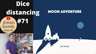 Dice Distancing #71 Moon Adventure #gametok #boardgame #tabletop #games #space #coop #distance #fun
