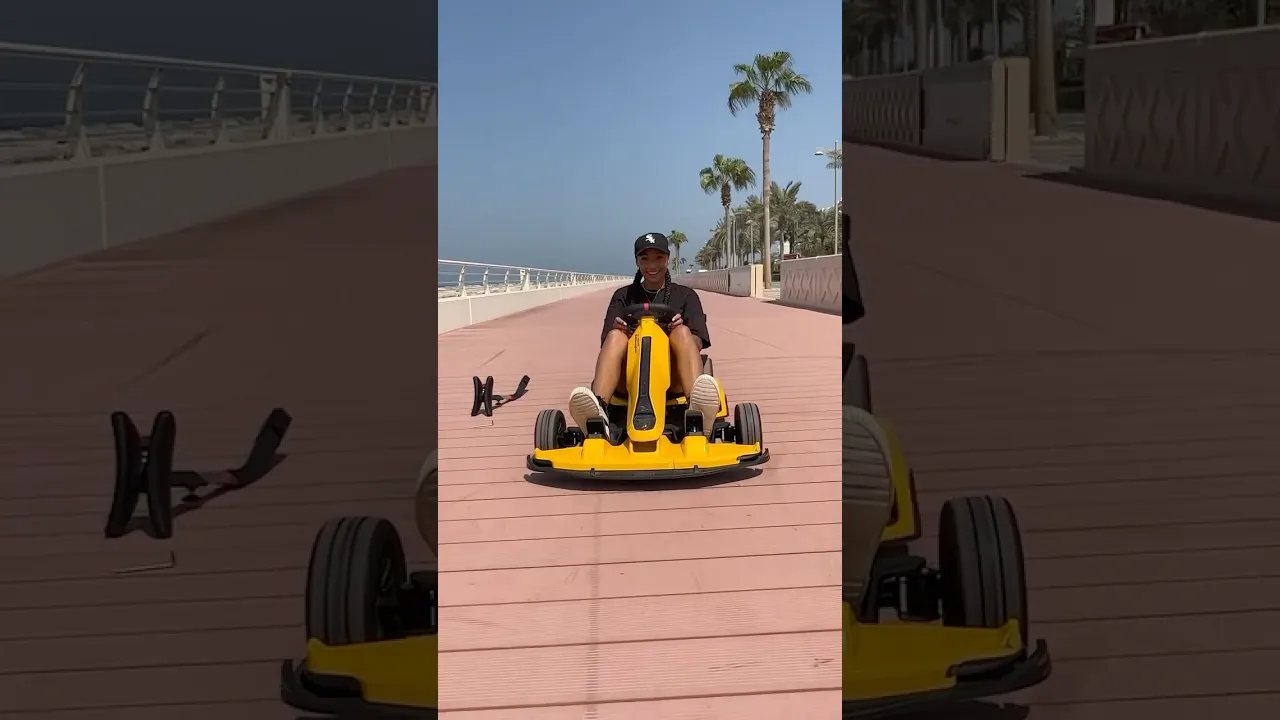 Have you ever seen a Segway that doubles up into a Lamborghini go-kart...? 😲 #lamborghini #gokart