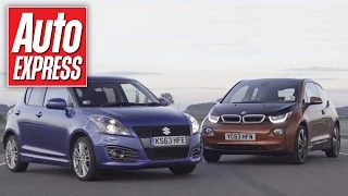 BMW i3 vs Suzuki Swift track battle