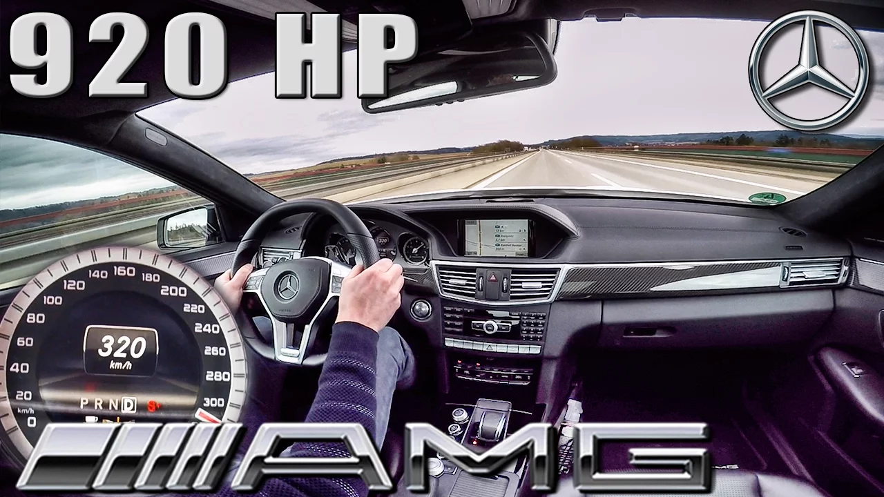 920 HP Mercedes E63 AMG 320 km/h Autobahn DRIVE & SOUND 5.8 V8 BiTurbo GAD by AutoTopNL
