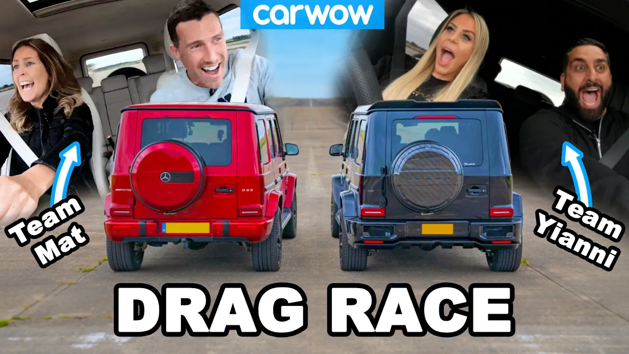 AMG G63 Drag Race: my GIRLFRIEND vs Yianni's