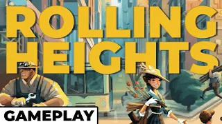 The Quacks & Cubitos Killer? - Rolling Heights - Gameplay with @BoardGameCo