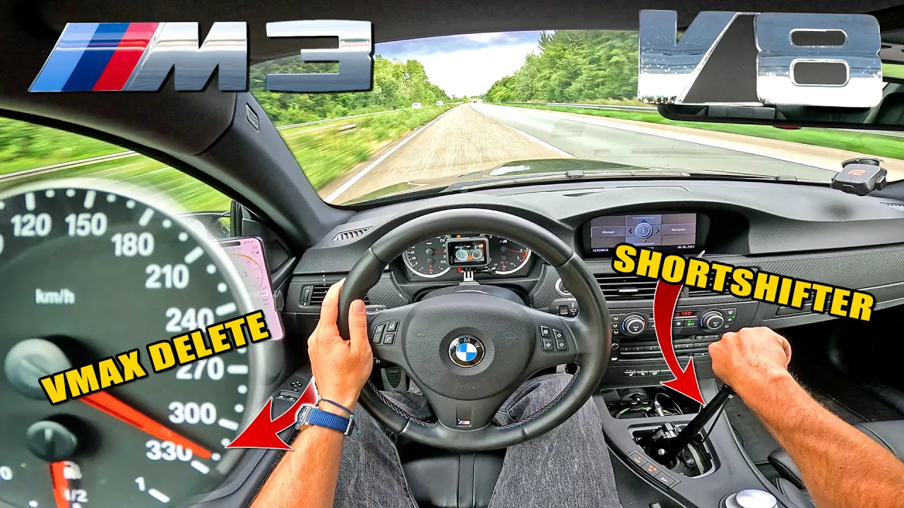 BMW M3 E92 *MANUAL* - MUST HAVE MODS & VMAX DELETE on the AUTOBAHN!