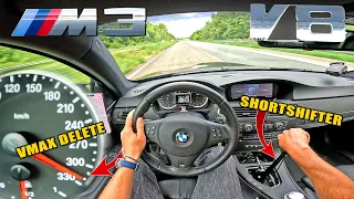 BMW M3 E92 *MANUAL* - MUST HAVE MODS & VMAX DELETE on the AUTOBAHN!