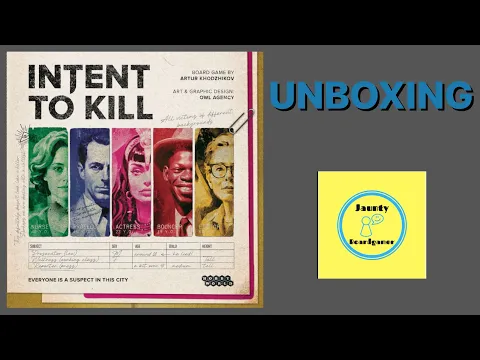 Intent To Kill - UNBOXING
