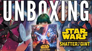 I Asked my Non-Mini Gamer Wife to Unbox the Star Wars Shatterpoint Core Box