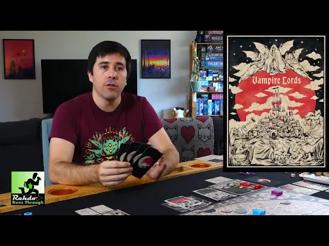 Vampire Lords Deckbuilding and Area Control in a very thematic and gorgeous game