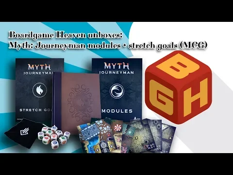 Boardgame Heaven unboxing 64: Myth Journeyman extras