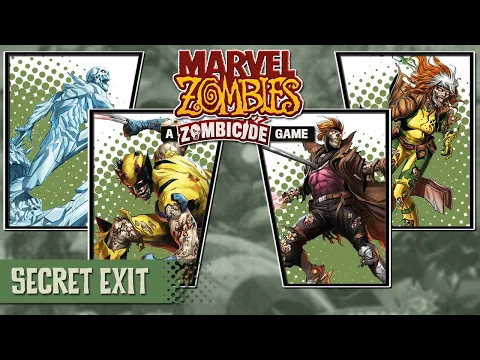 Marvel Zombies: A Zombicide Game (Mission MZ1) Board Game Gameplay | Twitch/YouTube Live Stream