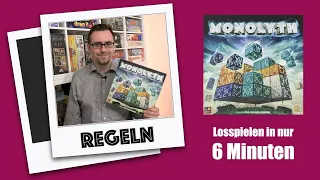 #Regeln - Monolyth (CMON 2022) | 3D Familien Puzzle