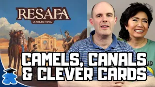 Resafa - Vladimír Suchý Elegant Mini Games in One. Board Game Review.