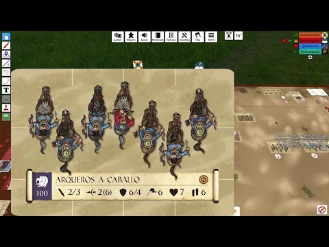 Gameplay in spanish (Parthians & Sarmatians vs Rome)